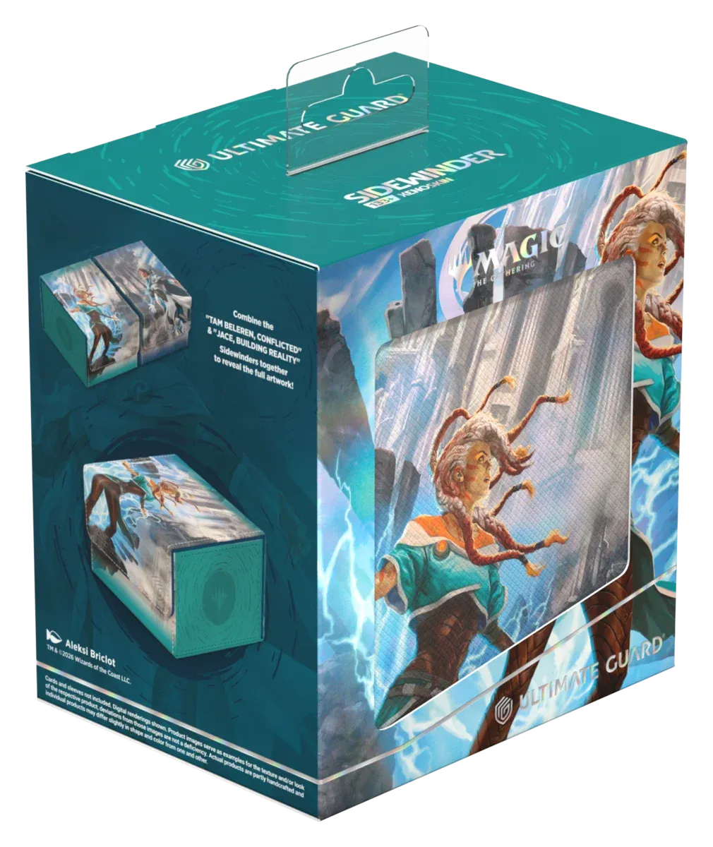 Ultimate Guard: Deck Box - XenoSkin Sidewinder 133+ - MTG: Reality Fracture - Blue Rare (1)