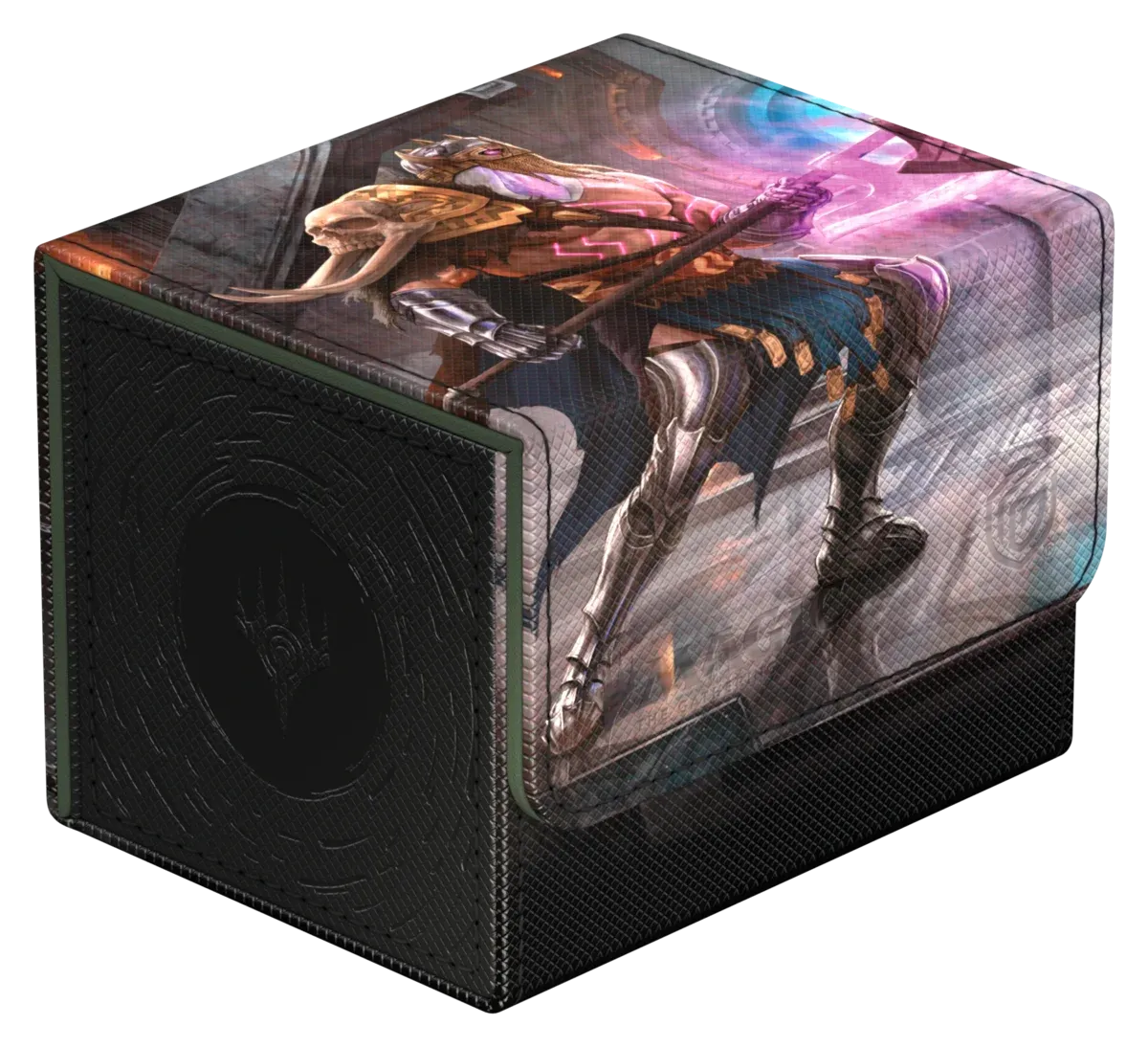 Ultimate Guard: Deck Box - XenoSkin Sidewinder 100+ - MTG: Reality Fracture - Green Rare (1)