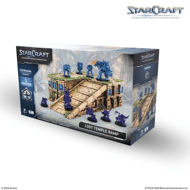 Starcraft Miniatures Games: Lost Temple Ramp - Terrain Expansion Set