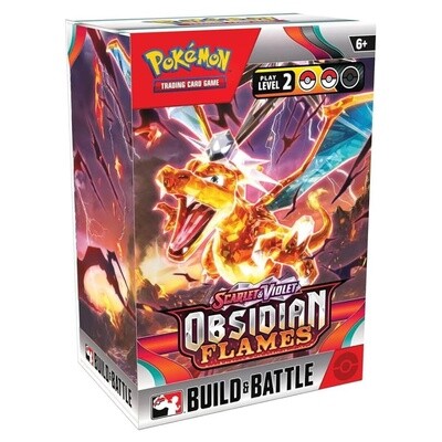 Pokemon TCG: Scarlet &amp; Violet - Obsidian Flames Build &amp; Battle Box