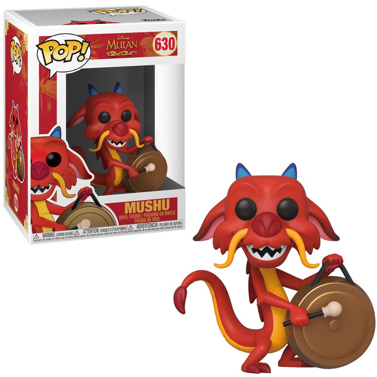 Mulan Mushu with Gong Funko Pop!