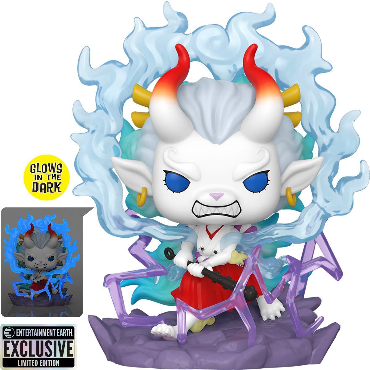 One Piece Yamato Glow-in-the-Dark Deluxe Funko Pop! Entertainment Earth Exclusive