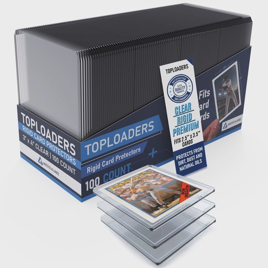 20PT - 100 Pack Premium Top Loaders