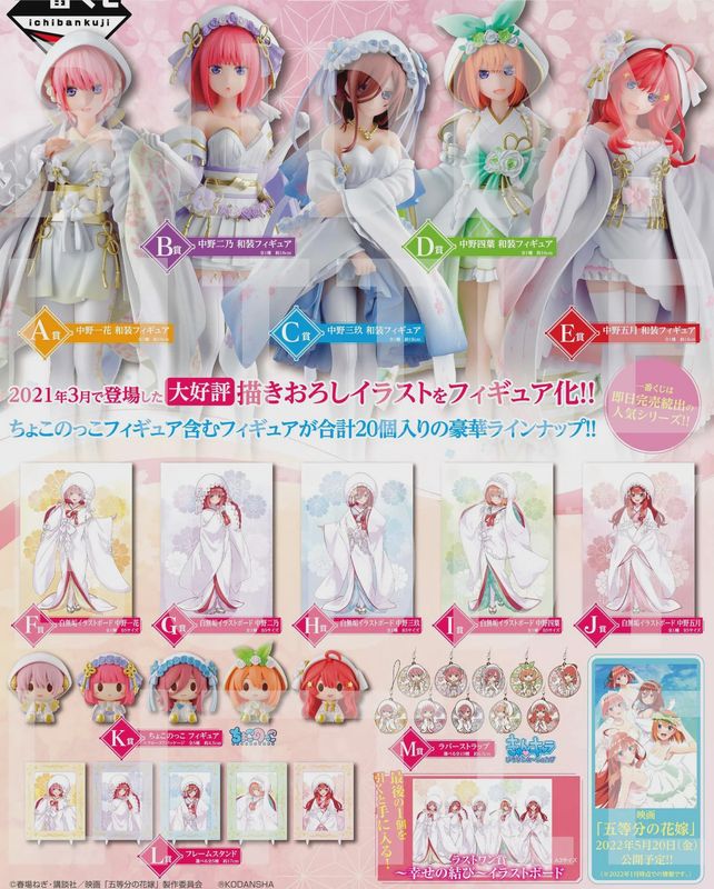 The Quintessential Quintuplets The Movie – The Happy Ties Ichiban Kuji Ticket