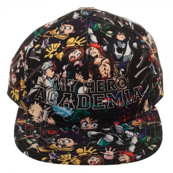 MY HERO ACADEMIA CHARACTER AOP FLAT BILL SNAPBACK