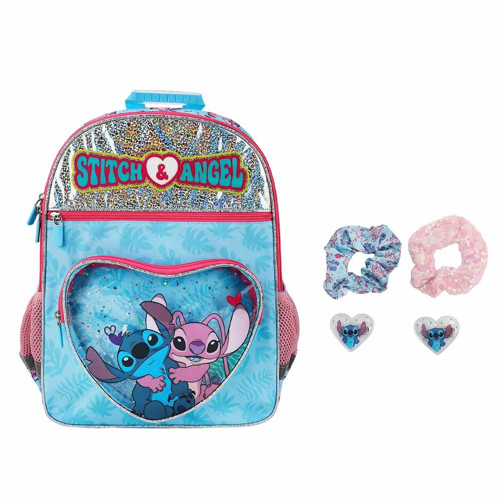 Disney Lilo &amp; Stitch AOP Youth Hair Accessories &amp; Backpack Set