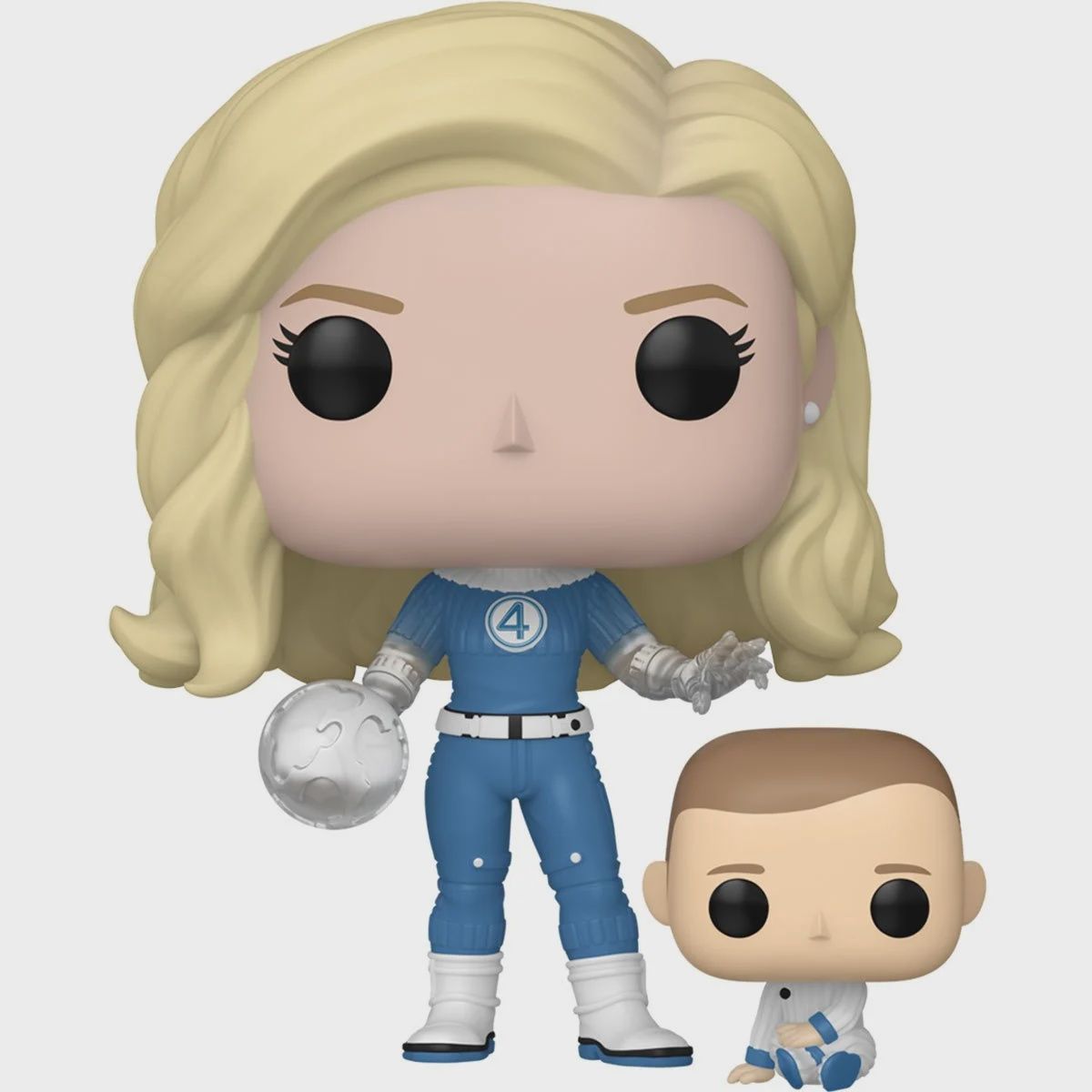 The Fantastic Four: First Steps Invisible Woman &amp; Franklin Funko Pop! Vinyl Figure and Buddy #1514