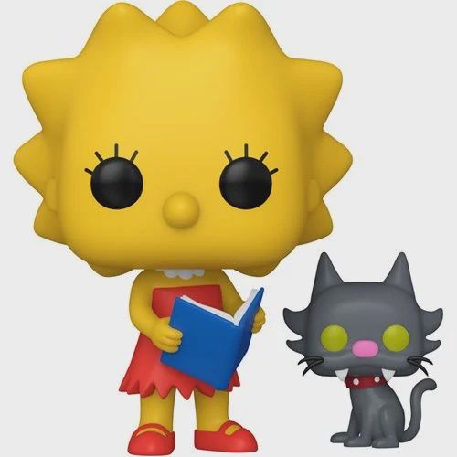 The Simpsons Lisa with Snowball II Funko Pop! Vinyl Figure and Pop! Buddy #1740
