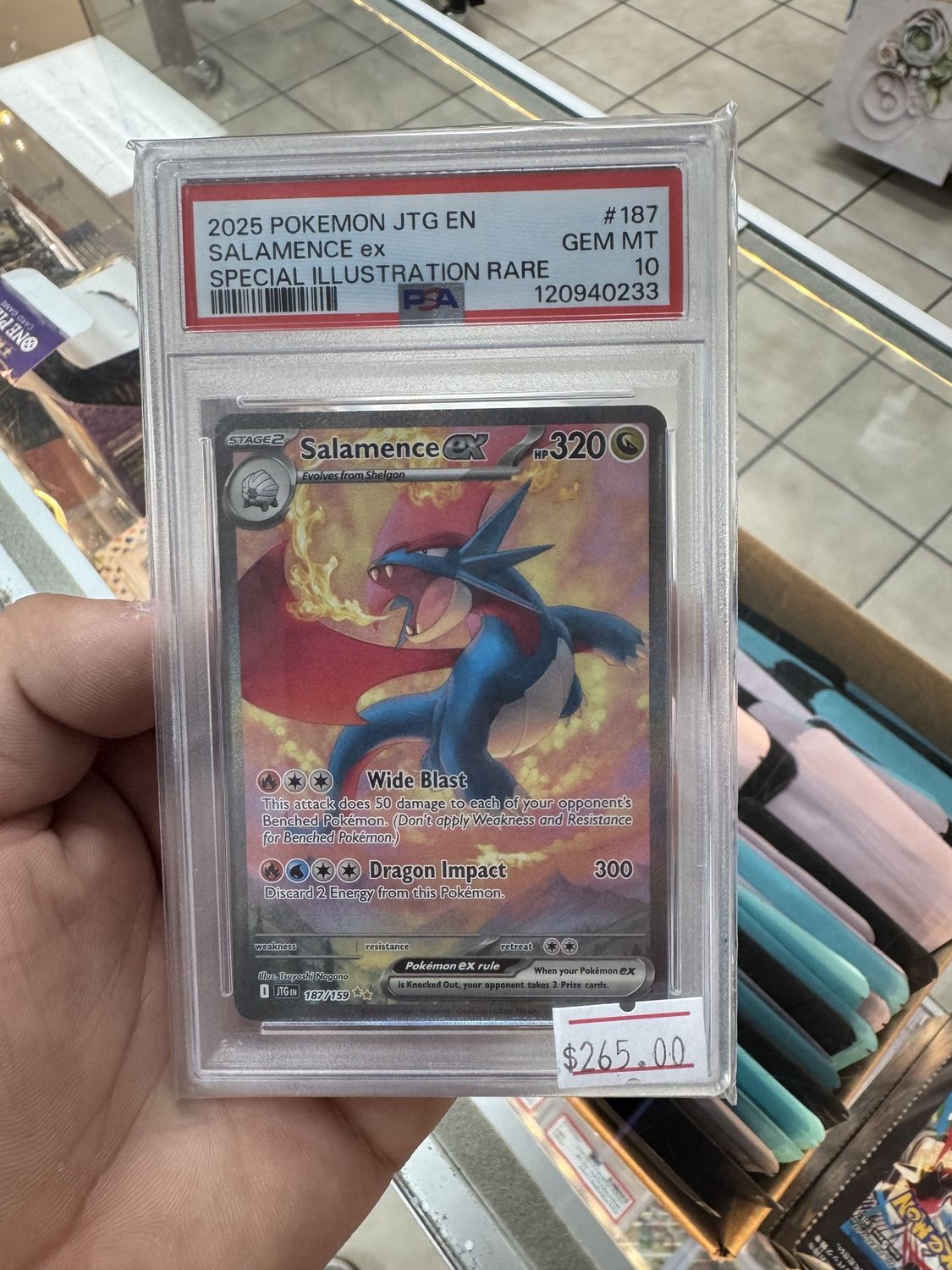 SALAMENCE EX #187 PSA 10