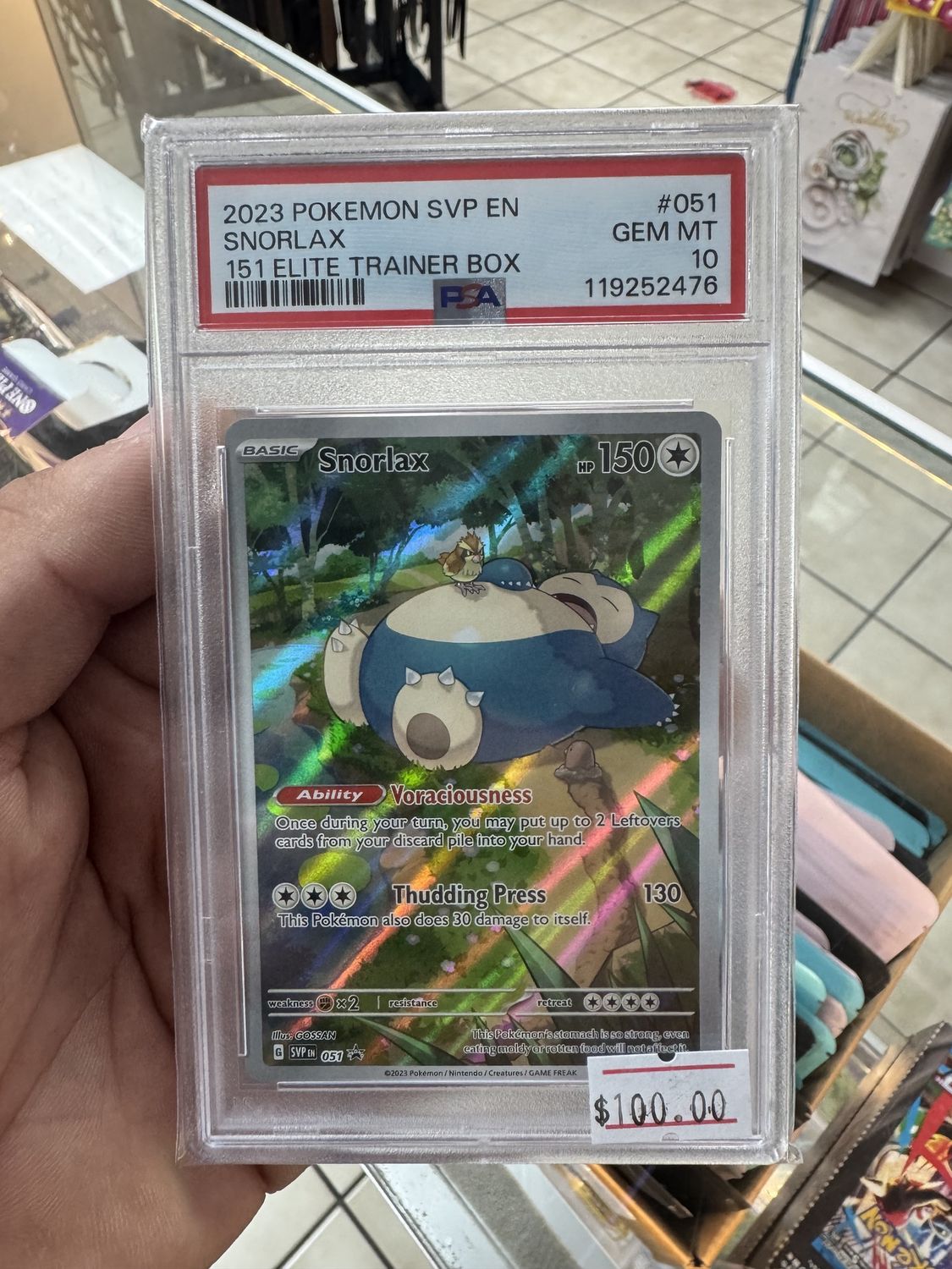 Snorlax #051 PSA 10