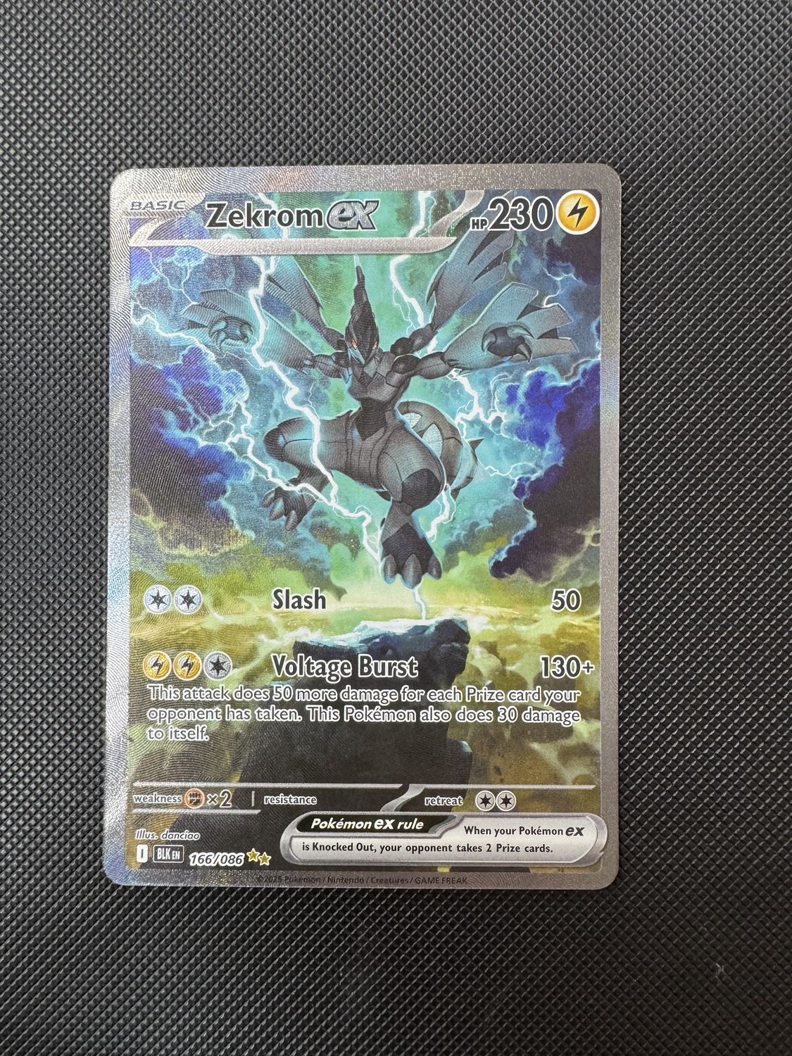 ZEKROM EX 166/086 NEAR MINT