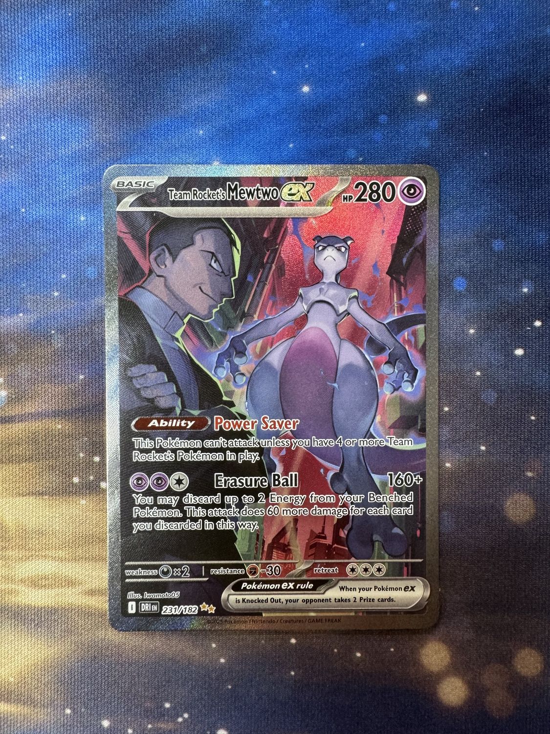 Team Rocket’s Mewtwo Ex 231/182