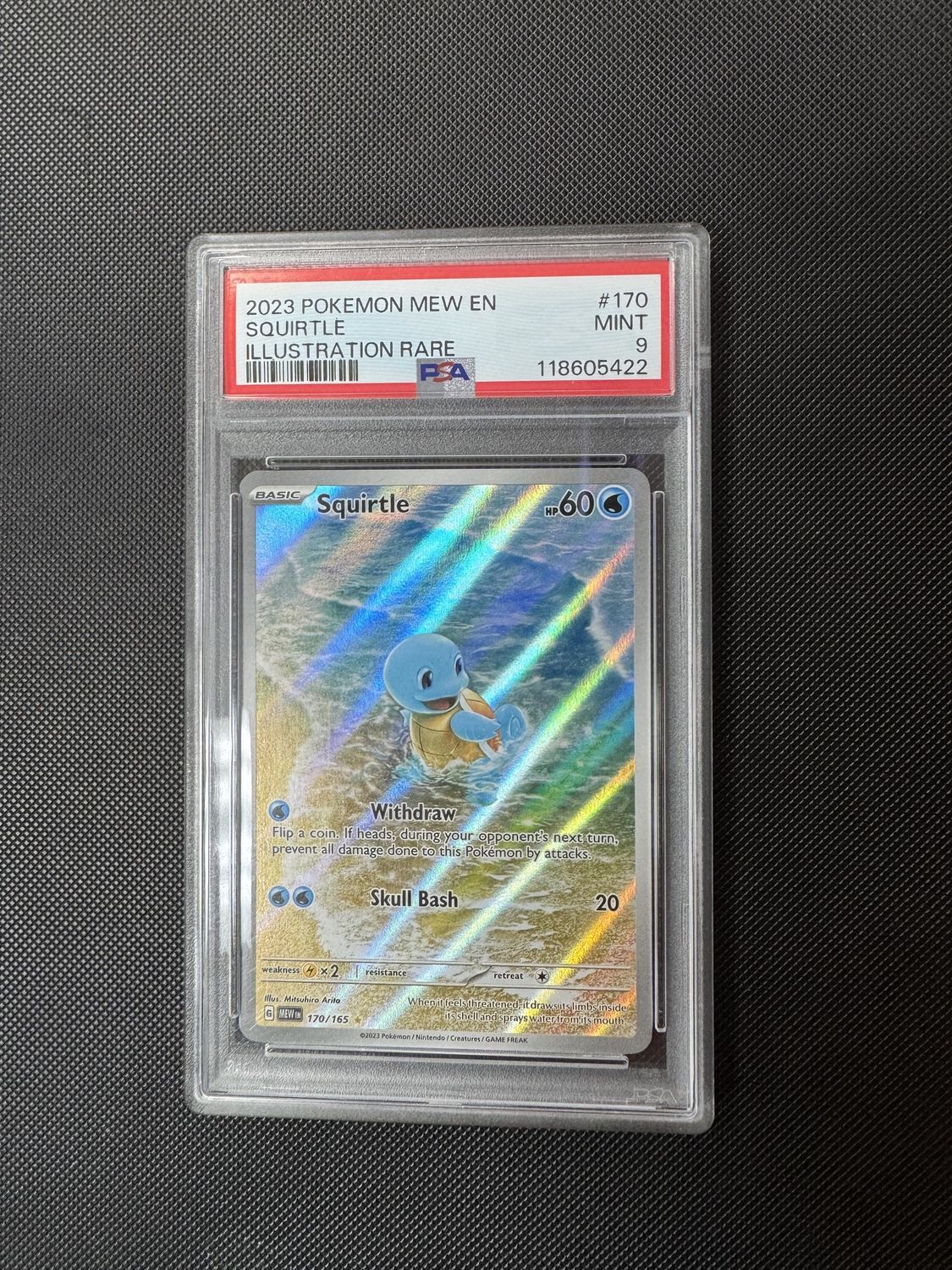 Squirtle 170/165 Psa 9