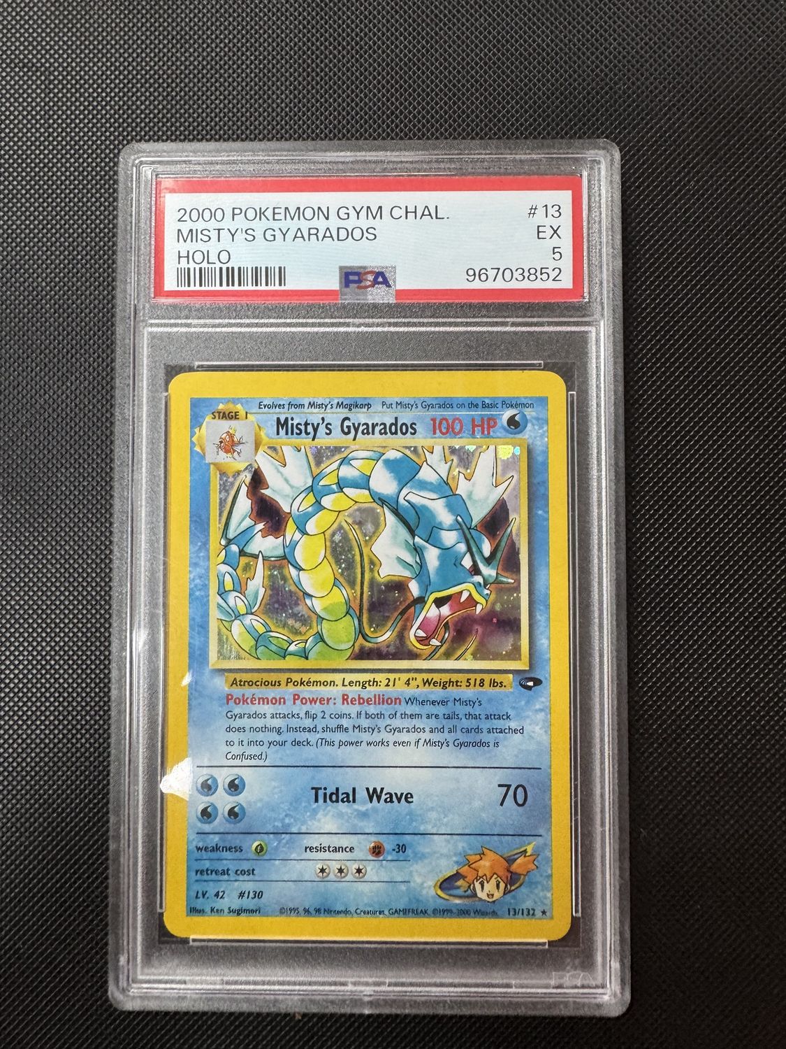 Misty’s Gyarados 13 Psa 5