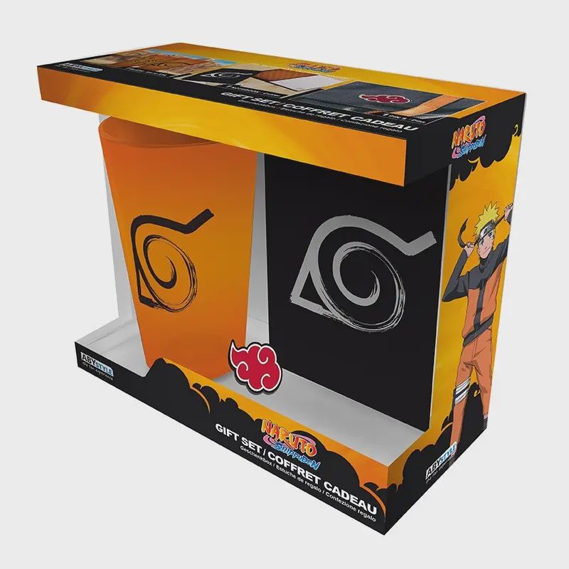 Naruto Shippuden Konoha Pin, Journal and Mug Gift Set