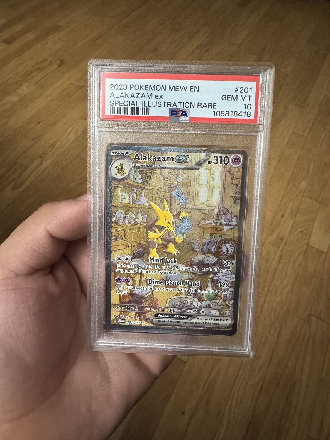 Alakazam Ex #201 Psa 10
