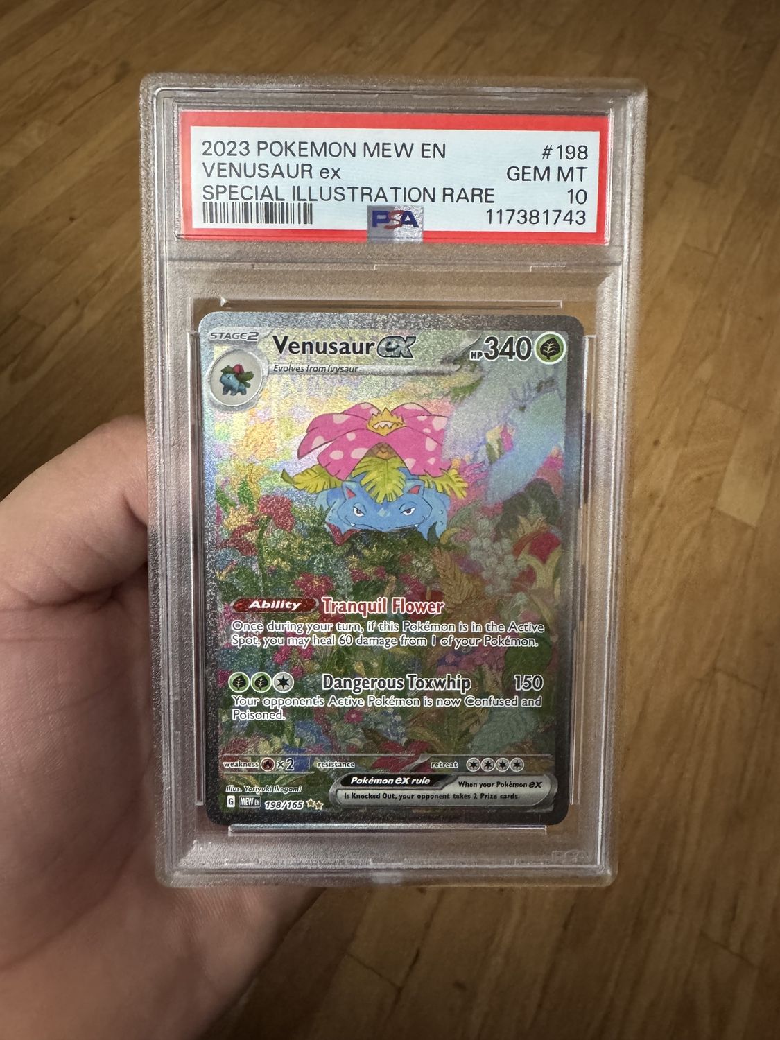 Venusaur ex #198 Psa 10