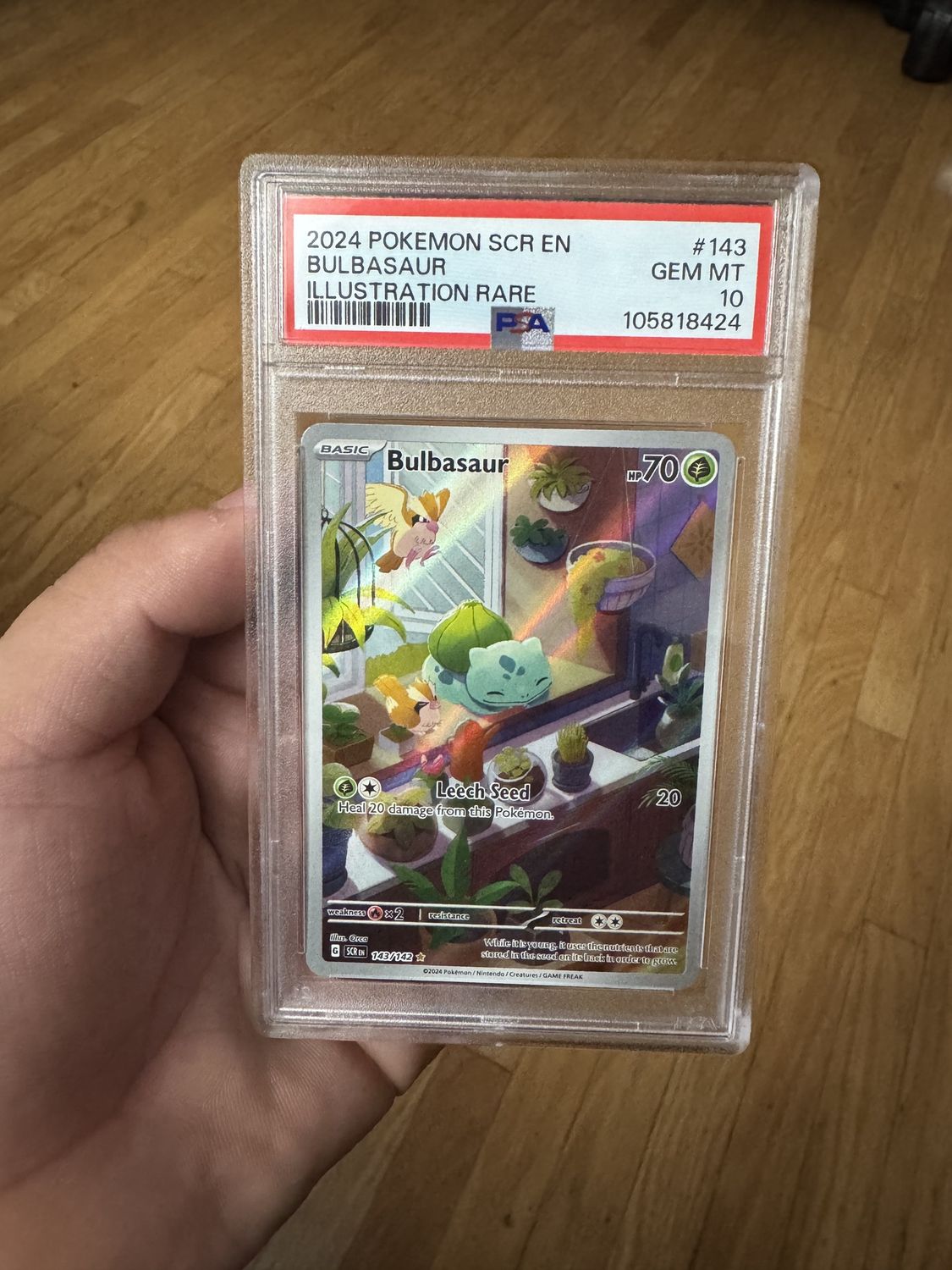 Bulbasaur #143 GEM MT Psa 10