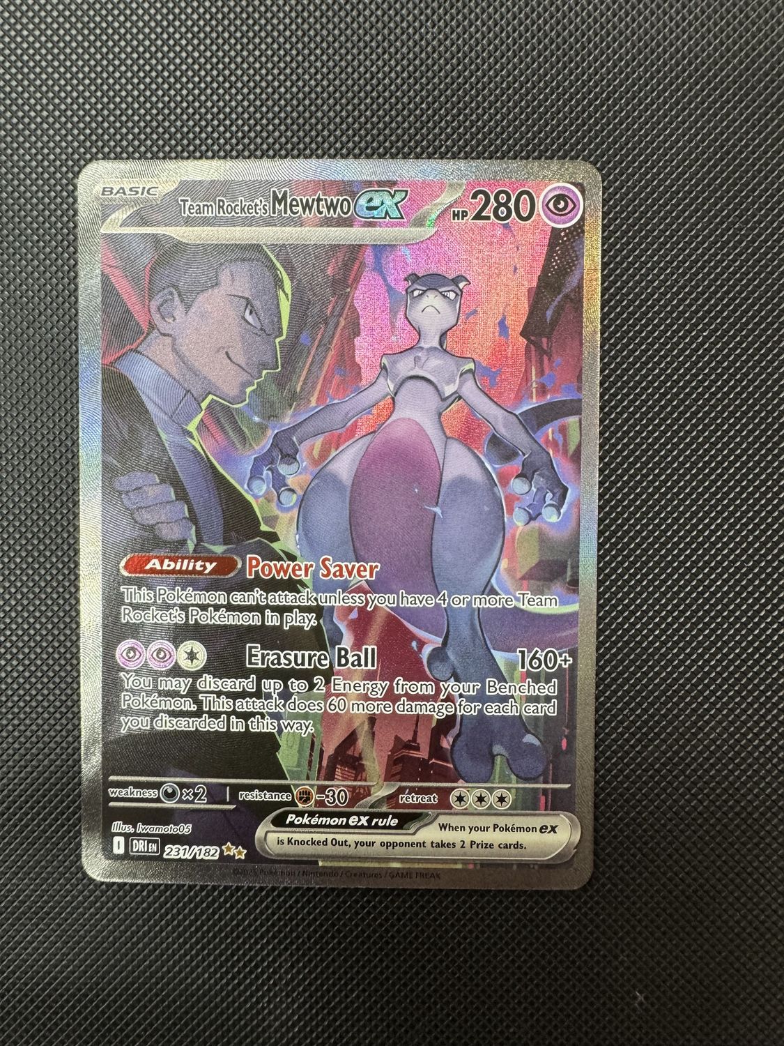Destined rivals Team Rockets Mewtwo ex #231