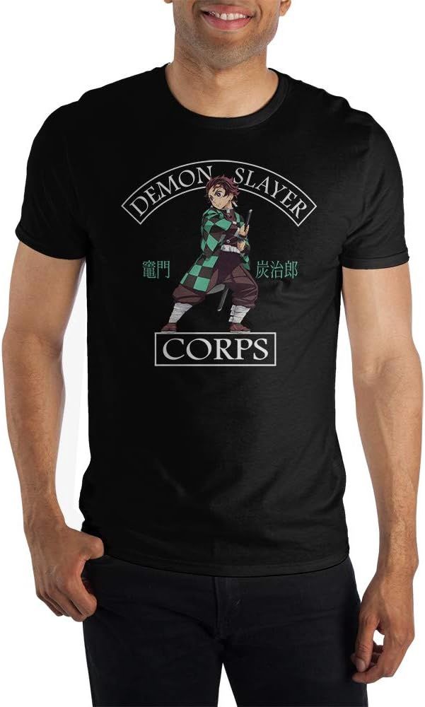 Demon Slayer Tanjiro Kamado Black Unisex Tee