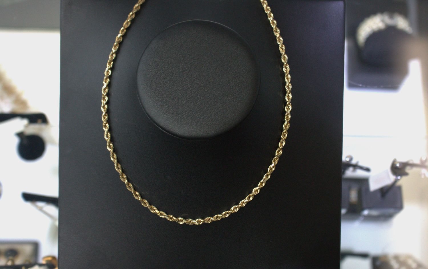 10ky D/C Rope Chain W/ Lobster Clasp 20.25'' 16.0gr