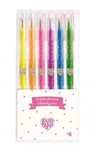 6 crayon gel neo