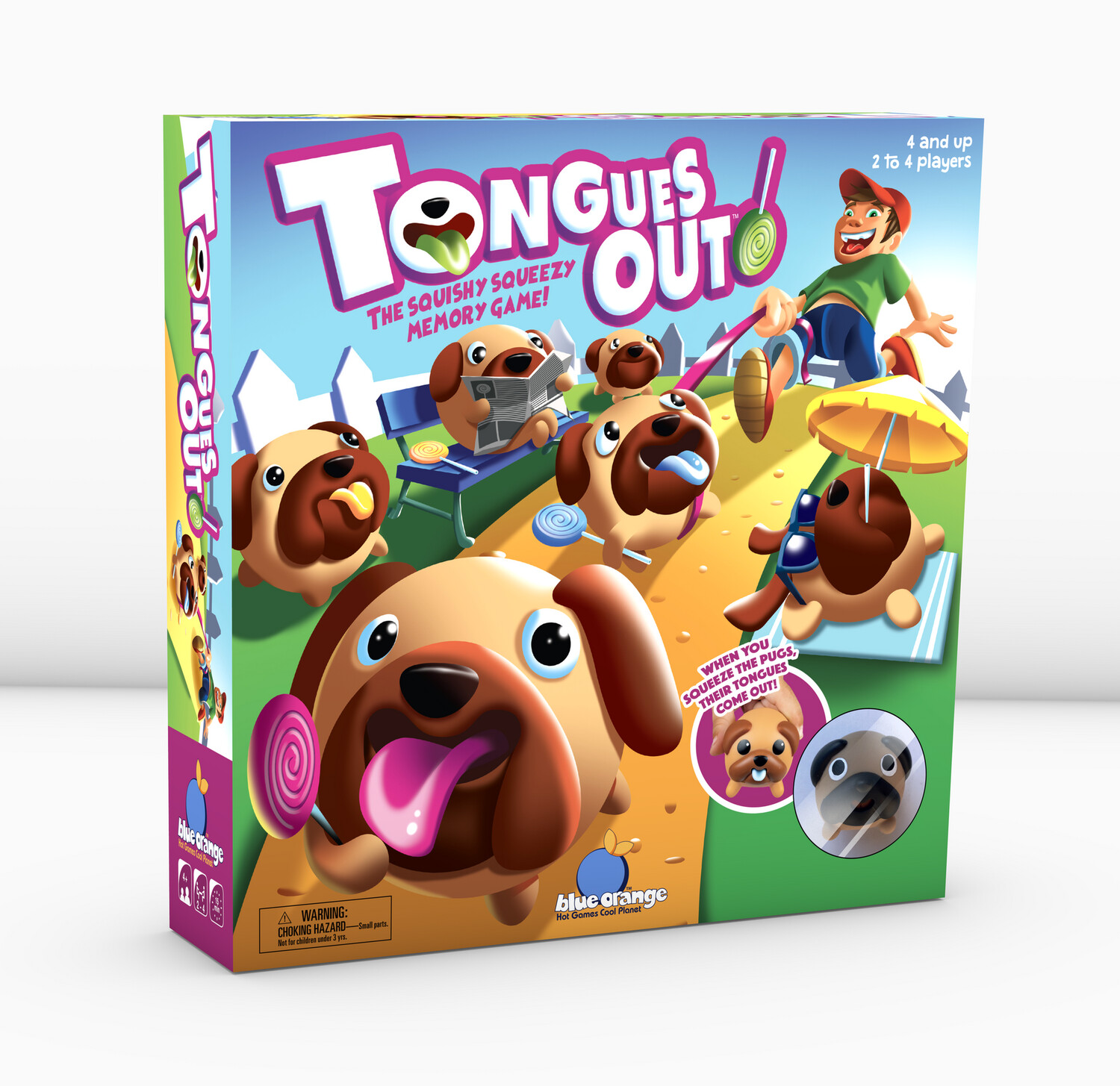 Tongues out !  jeu de pug en squishy