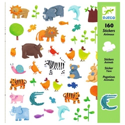 160 Stickers Animaux