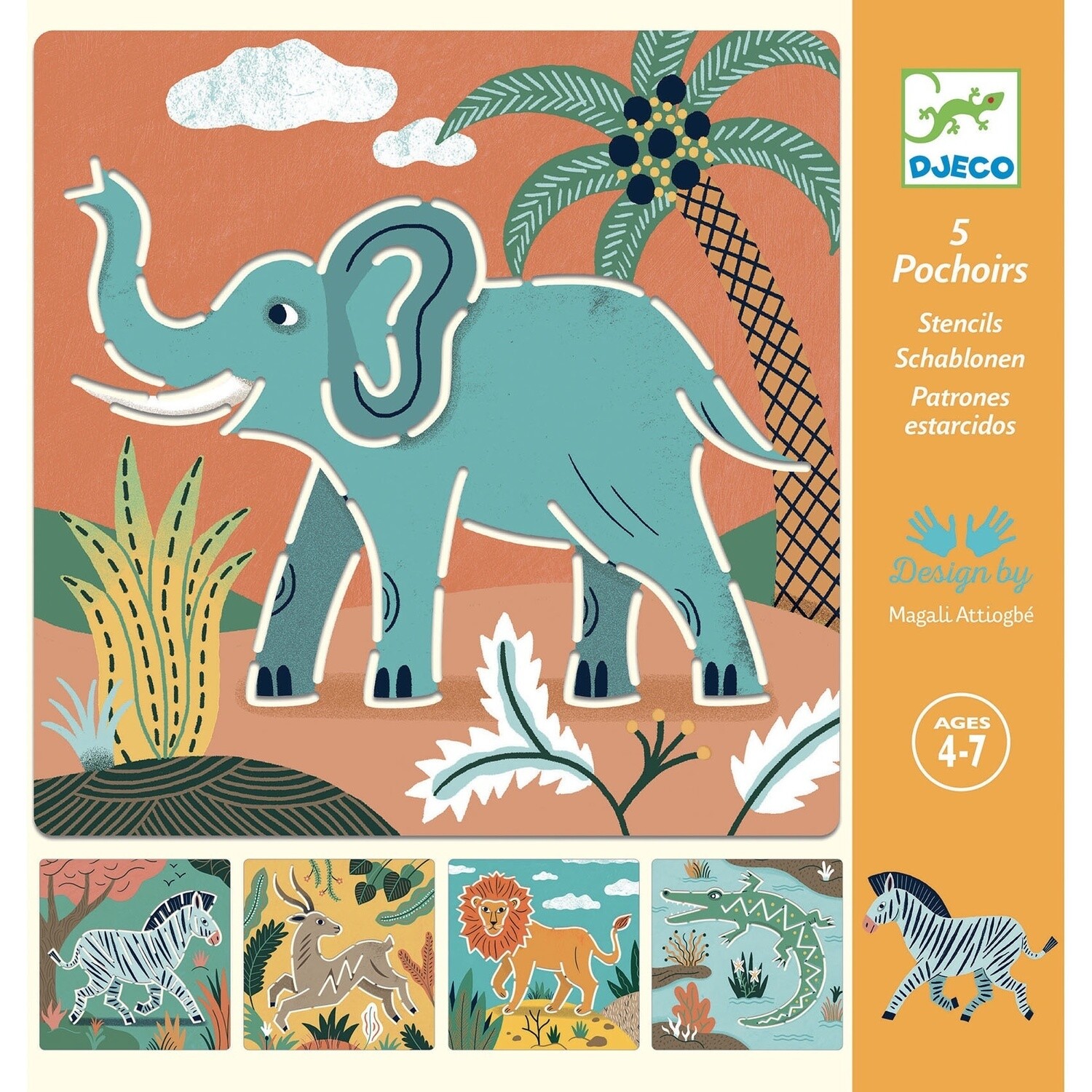 Pochoirs - animaux sauvages