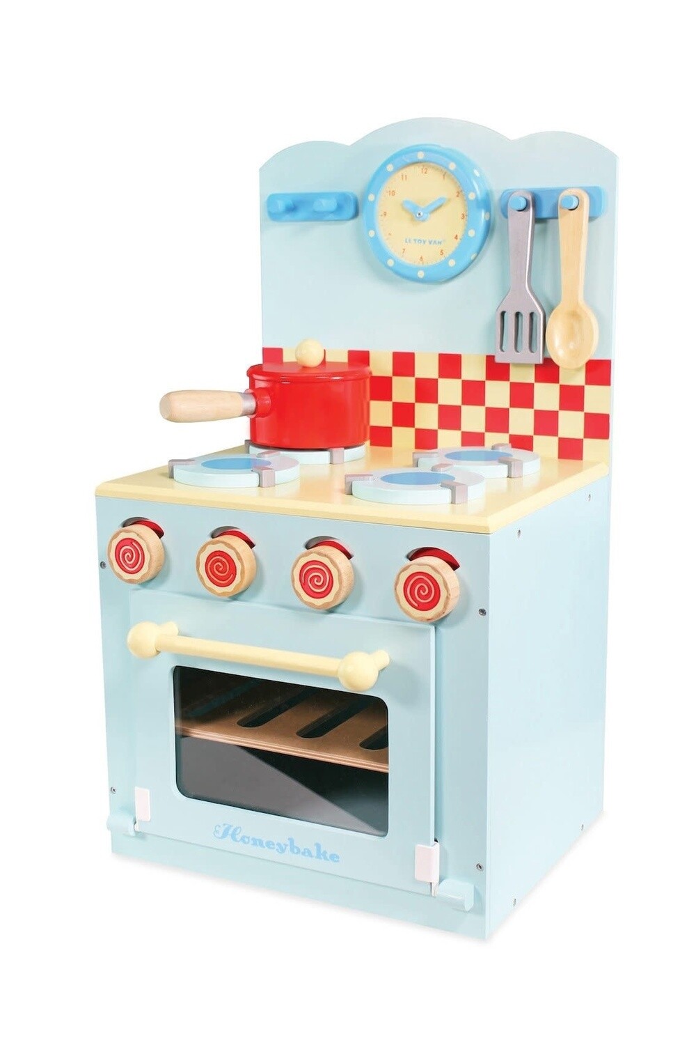 La cuisinière et four bleu