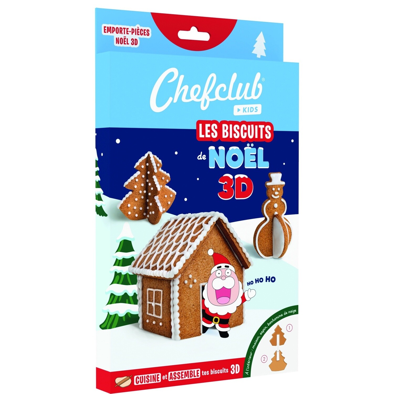 3D Christmas cookie cutters