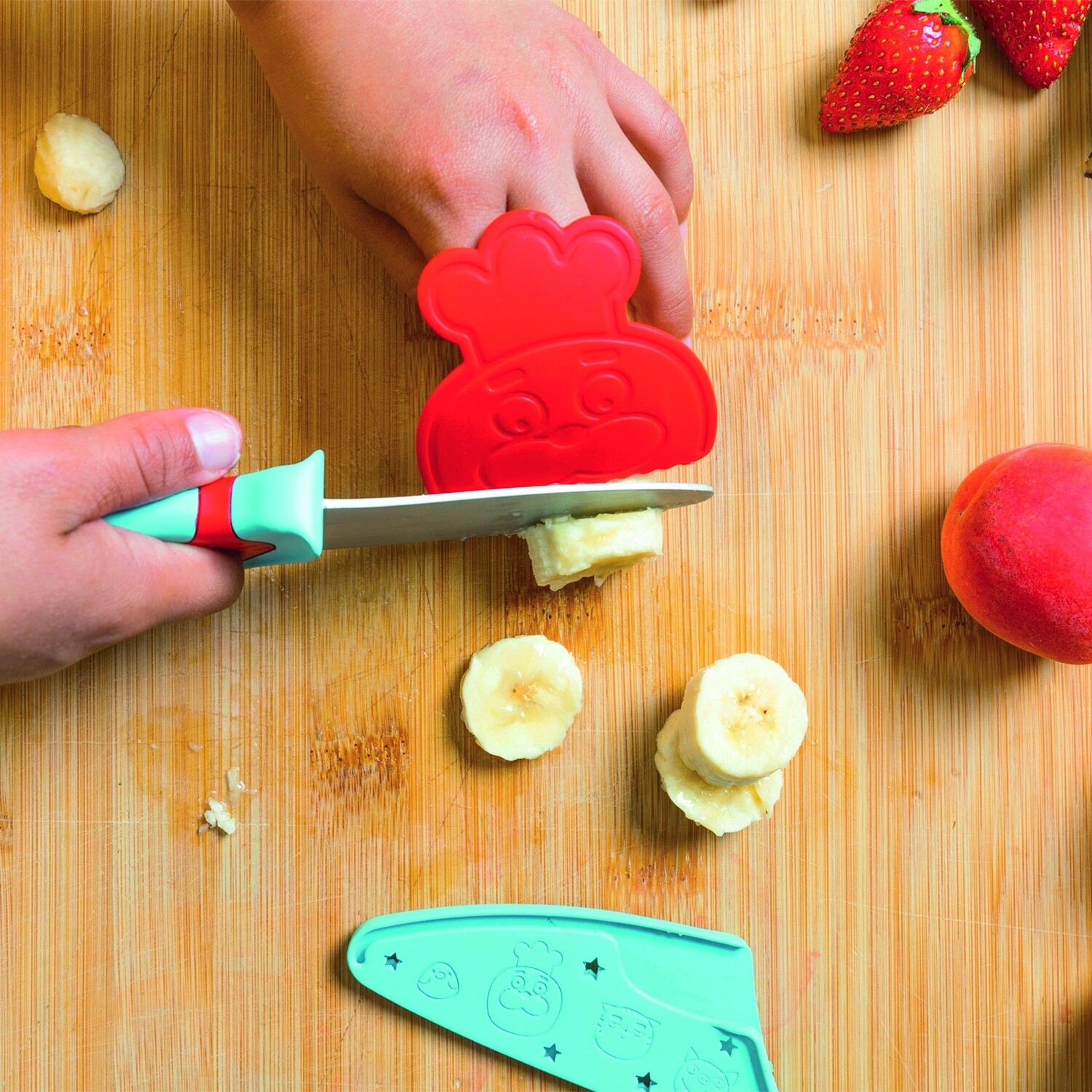 Chef&#39;s knife - Blue &amp; Red