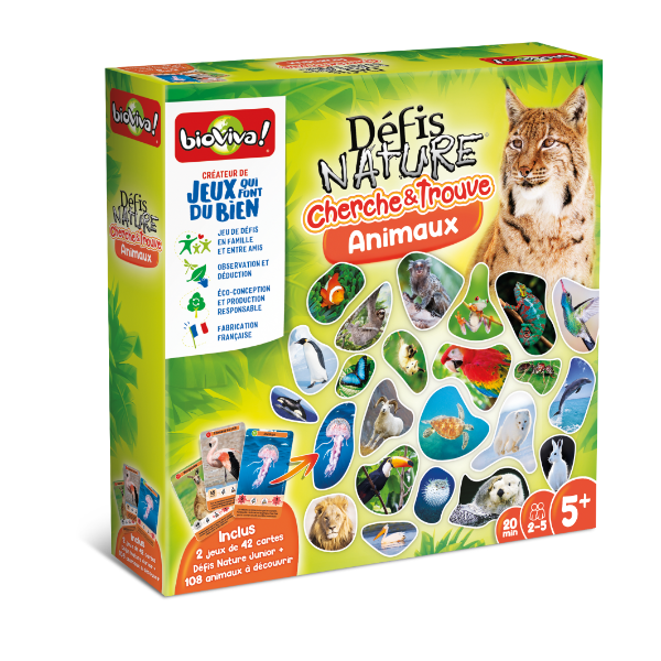 Défis Nature - Cherche et trouve les animaux