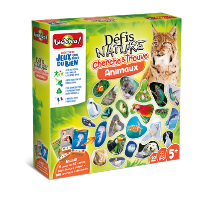 Défis Nature - Cherche et trouve les animaux