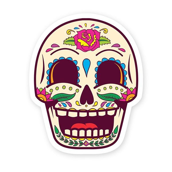 Sticker - Day of the Dead Skull