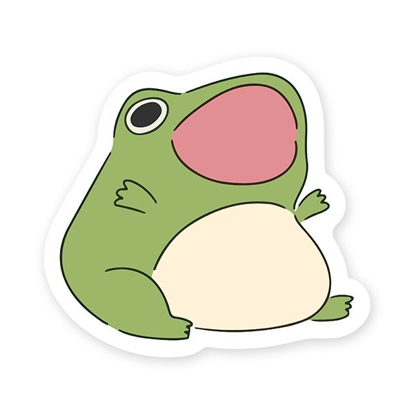 Sticker - Happy Frog