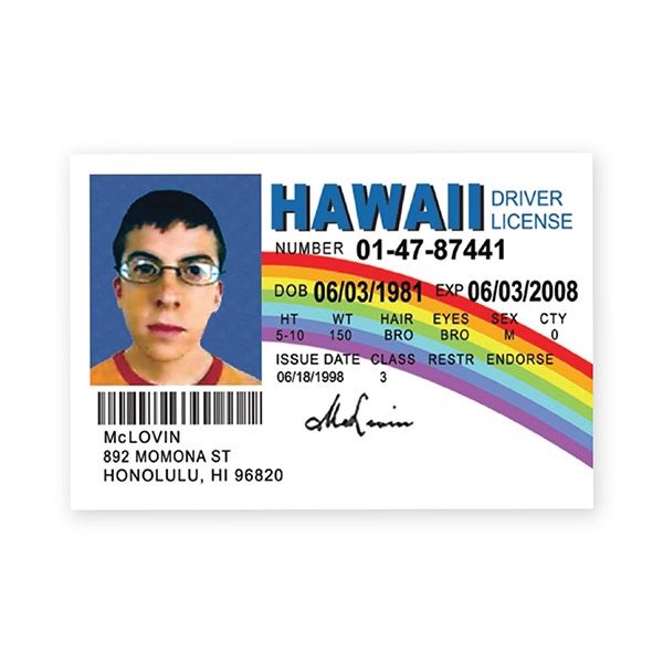 Sticker - Fake ID McLovin