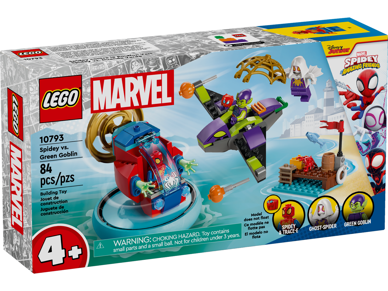Lego Marvel 10793 Spidey contre le Bouffon Vert