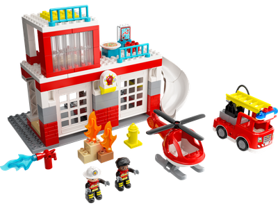 Lego Duplo 10970 Fire Station &amp; Helicopter