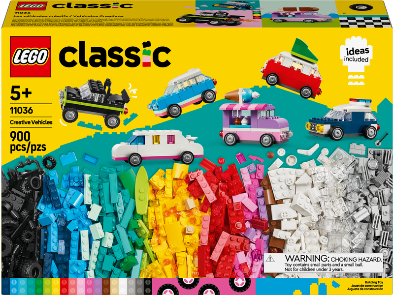 Lego Classic 11036 Les véhicules créatifs