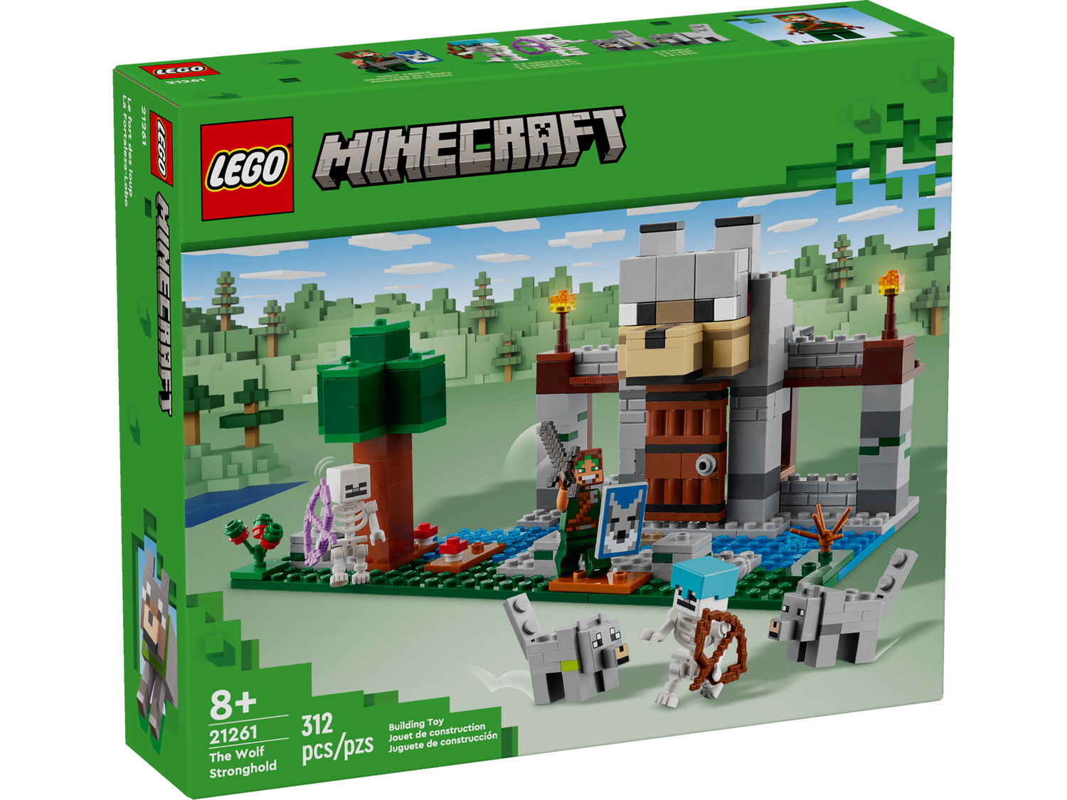 Lego Minecraft 21261 Le fort des loup