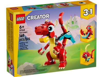 Lego Creator 31145 Dragon rouge