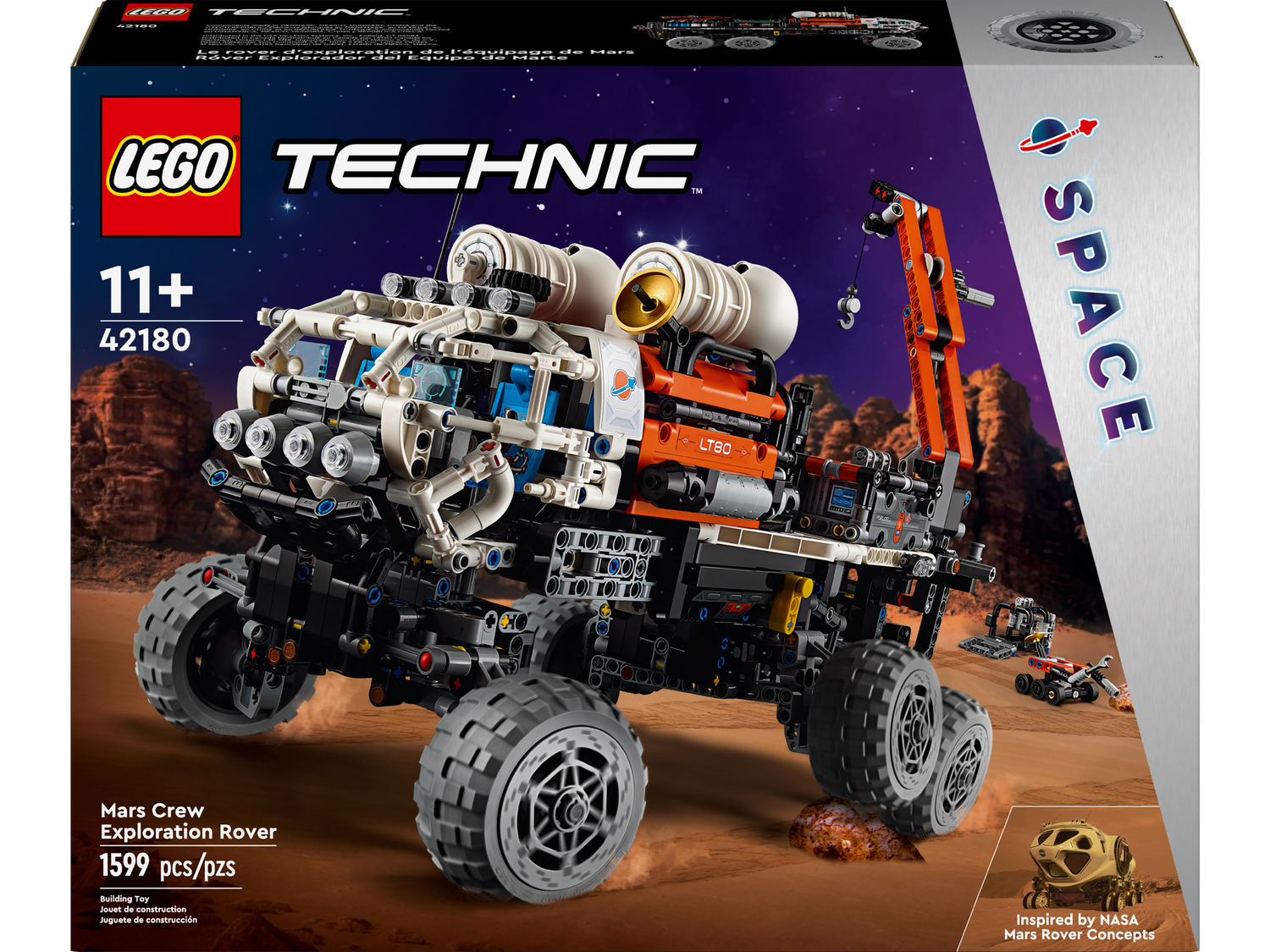 Lego Technic 42180 Le rover d&#39;exploration de l&#39;équipage de Mars