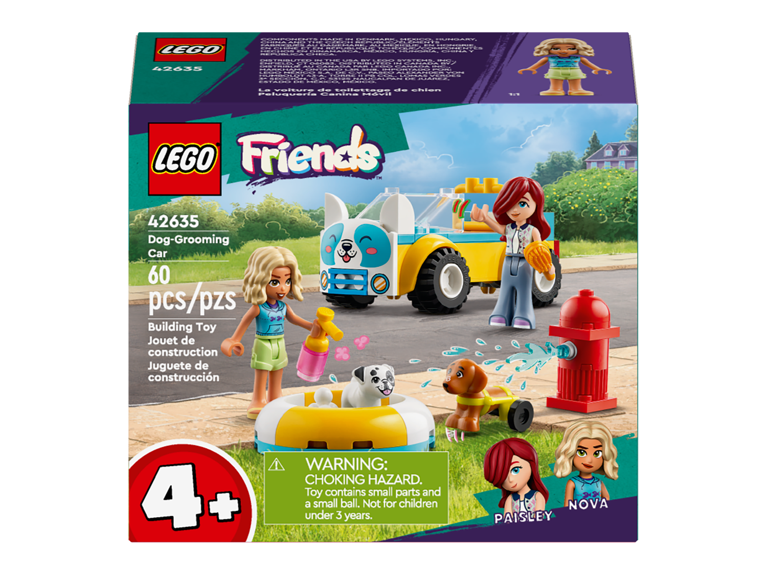 Lego Friends 42635 La voiture de toilettage de chien