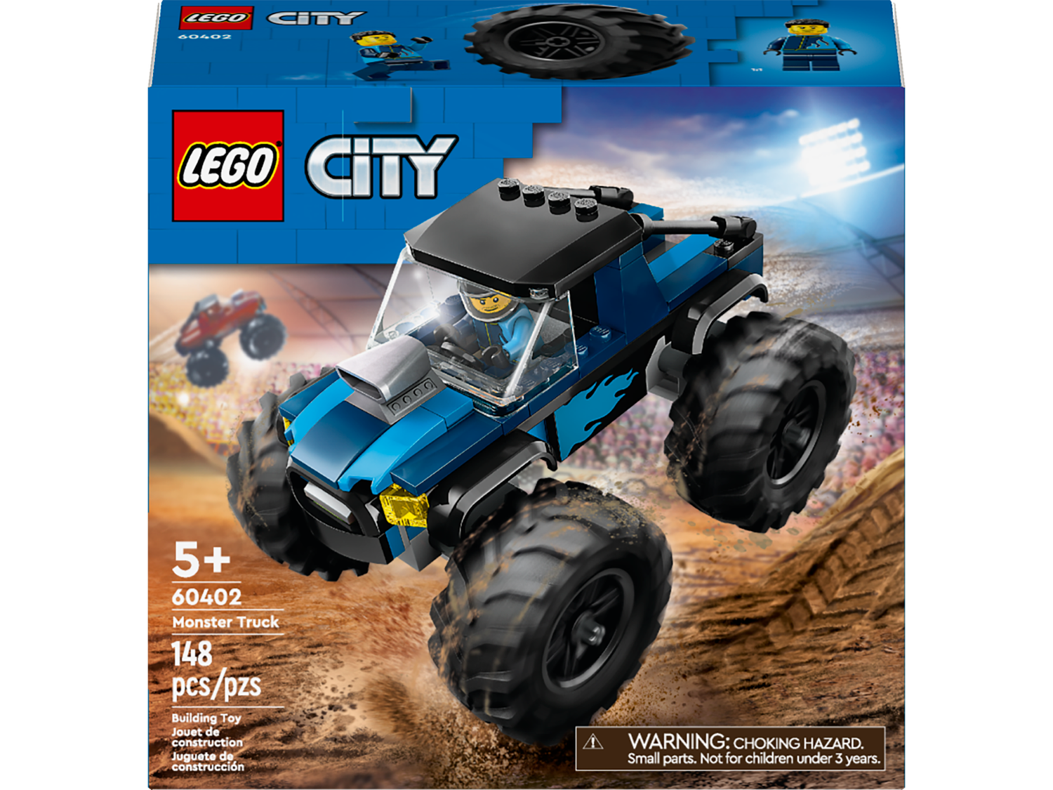 Lego City 60402 Le camion monstre bleu