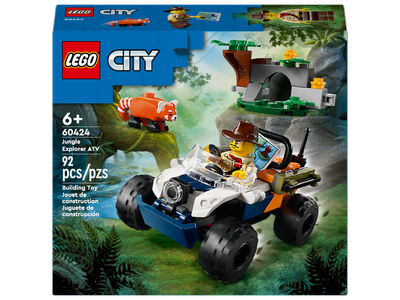 Lego City 60424 Le panda roux et le VTT d’exploration de la jungle