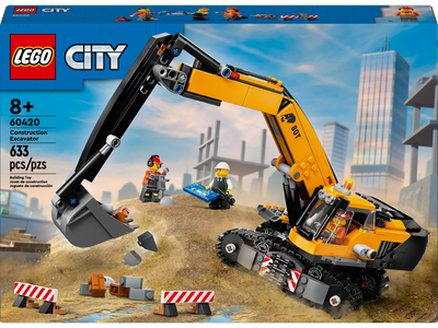 Lego City 60420 L’excavatrice de construction jaune