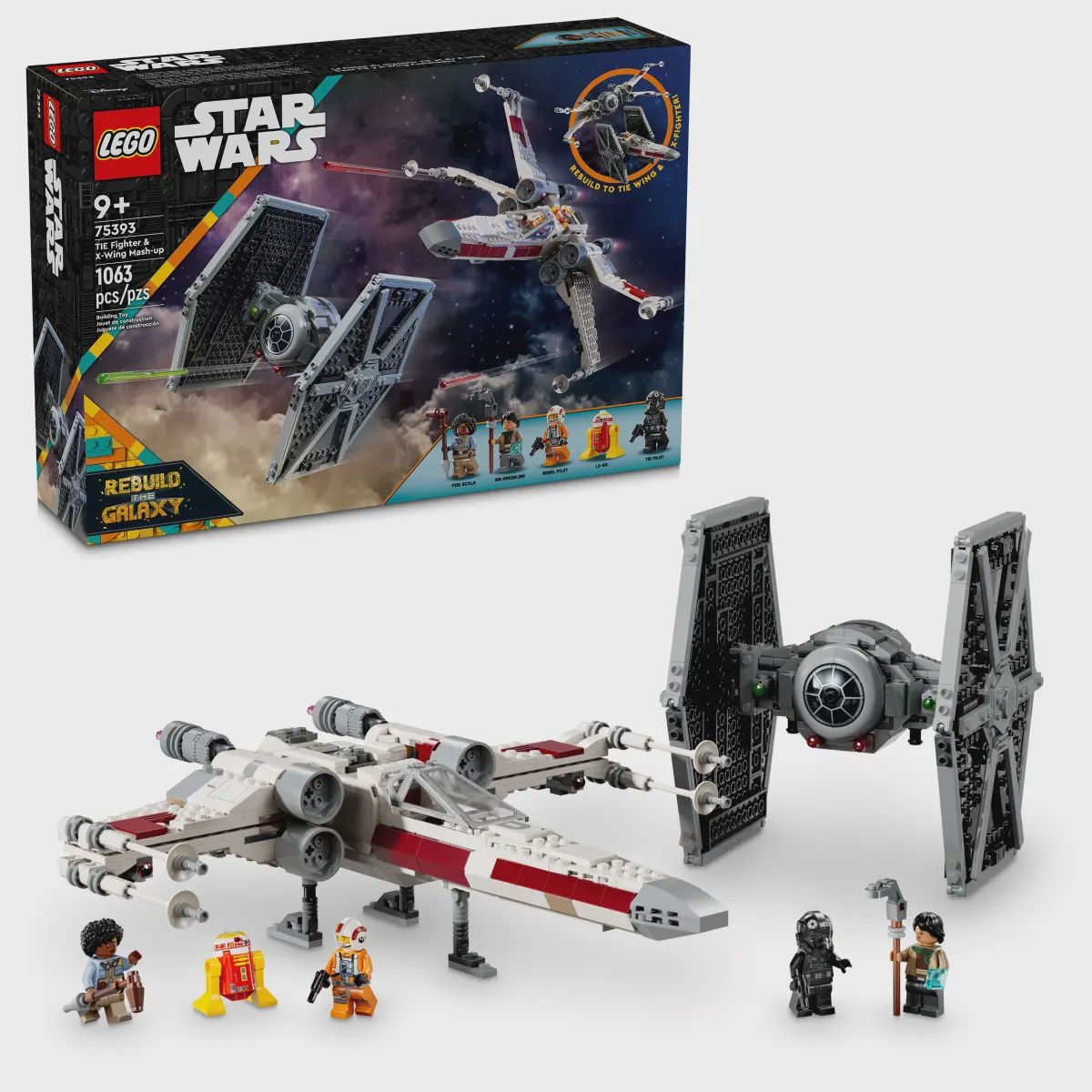 Lego Star Wars 75393 La fusion du chasseur TIE et du X-wing