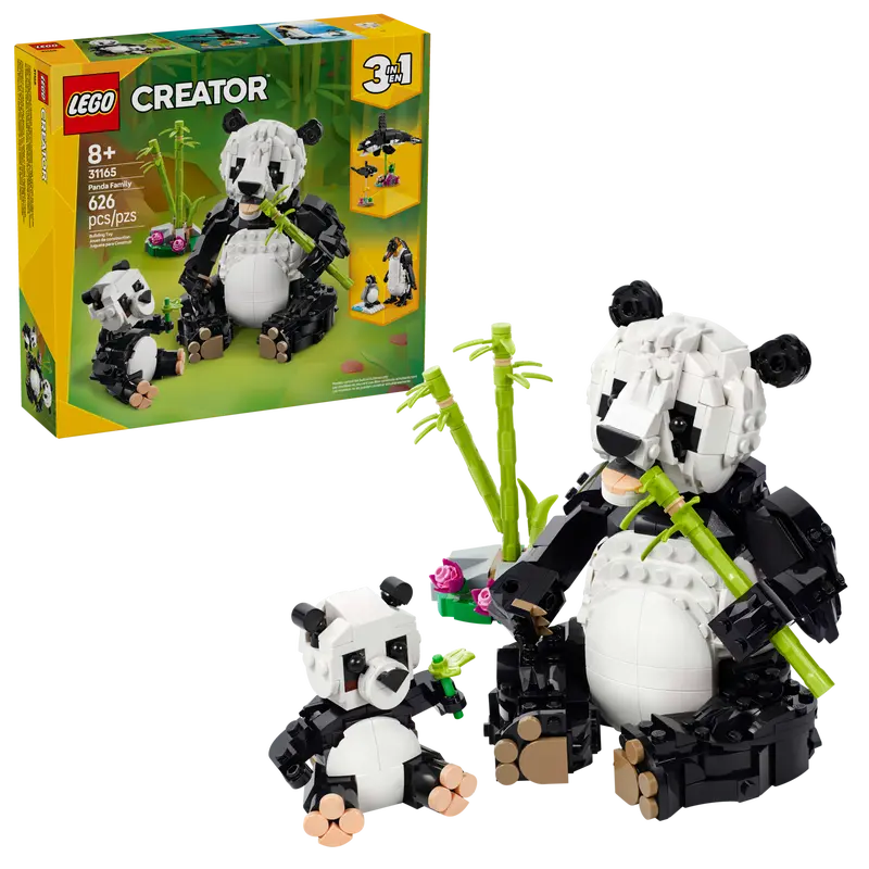 Lego Creator 31165 Les animaux sauvages: La famille de pandas