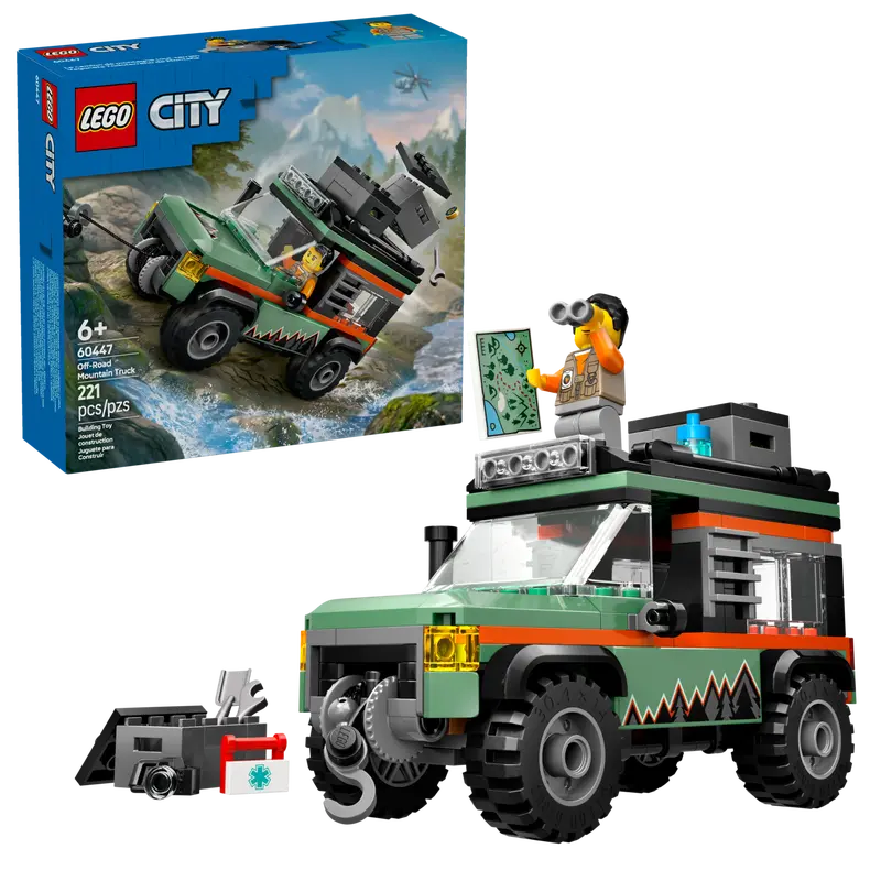 Lego City 60447 Le camion de montagne 4x4 tout-terrain